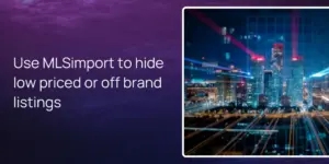 Use MLSimport to hide low priced or off brand listings