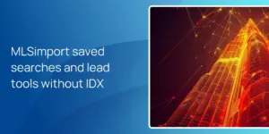MLSimport saved searches and lead tools without IDX