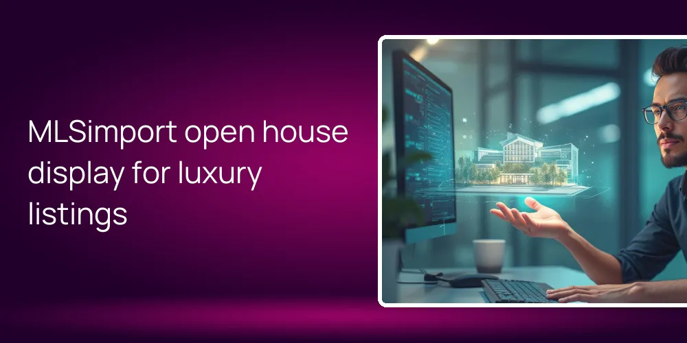 MLSimport open house display for luxury listings
