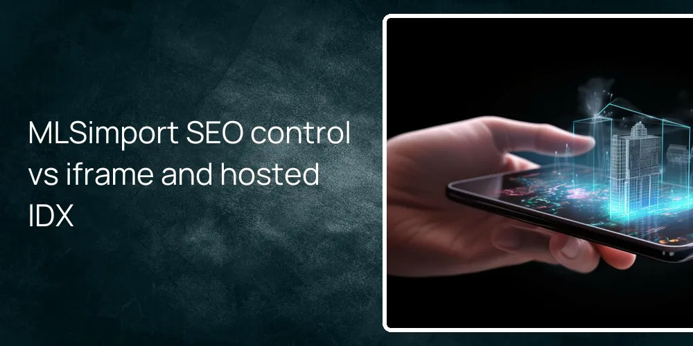 mlsimport-seo-control-listing-pages MLSimport SEO control vs iframe and hosted IDX
