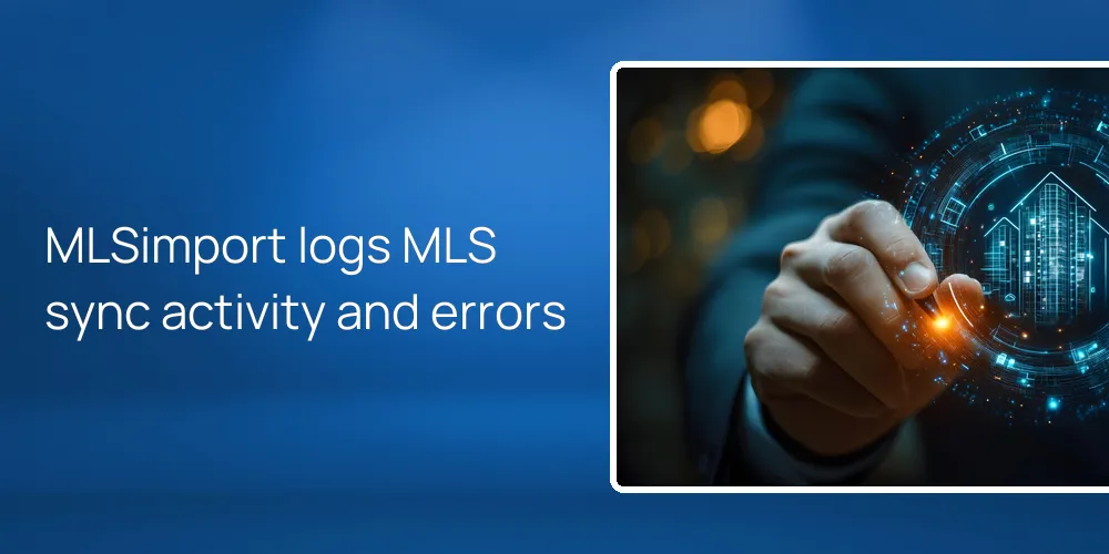 MLSimport logs MLS sync activity and errors