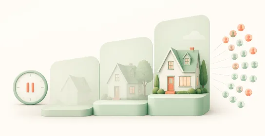 A three-phase pre-marketing path taking a listing gradually to the full buyer pool