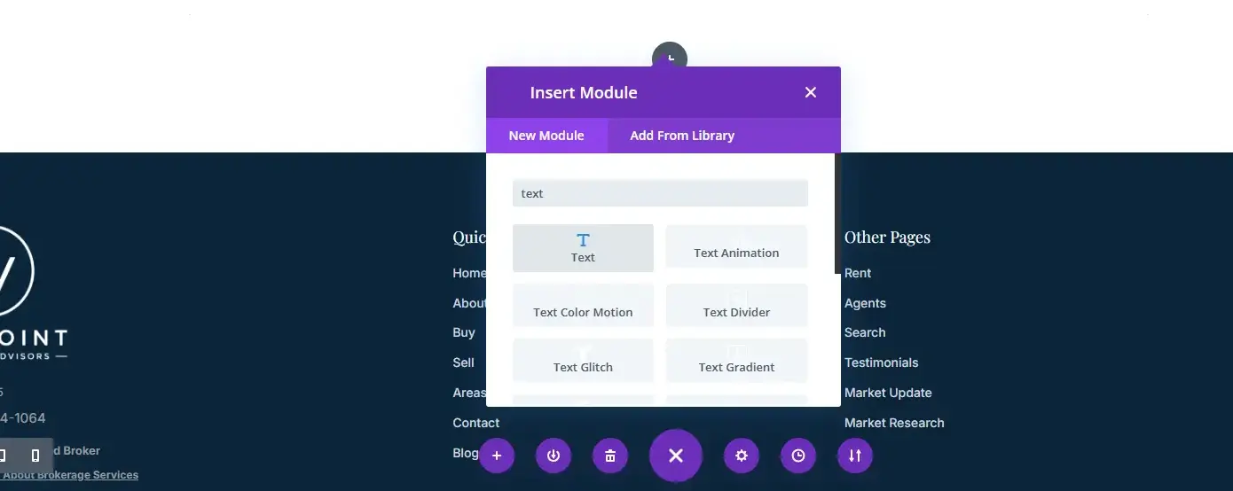 WordPress page named Lists with the Edit With The Divi Builder button